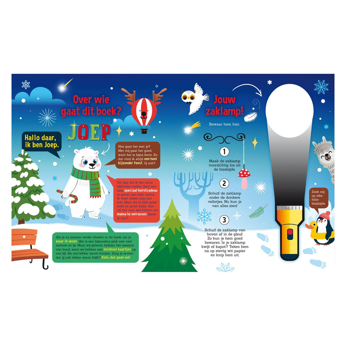 Les éditeurs de lanternes explorent le monde de Noël + lampe de poche en carton