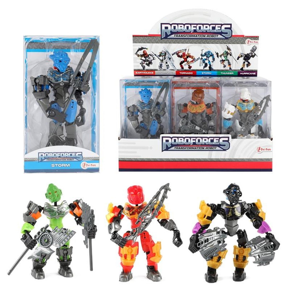Toi-toys toi toys robot de construction roboforces 'guerrier'