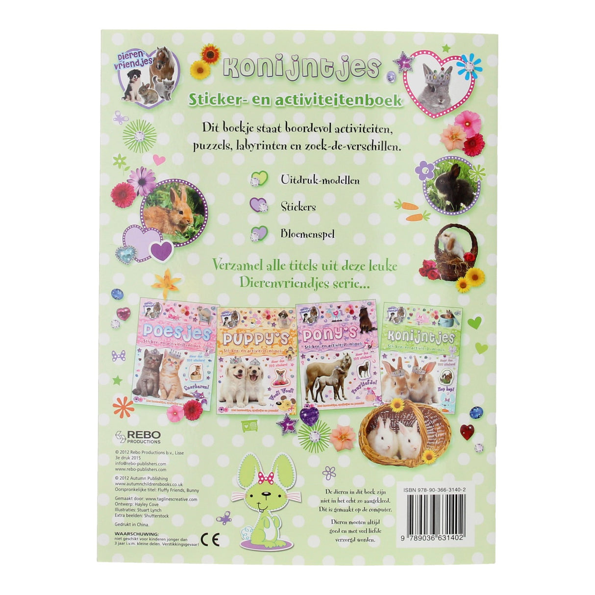 Amis des animaux Miffy - autocollant kos et livre d'activités