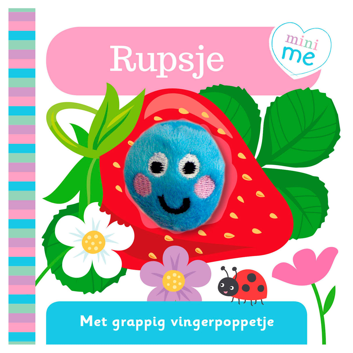 Rebo éditeurs livre de marionnettes à doigt mini moi - chenille