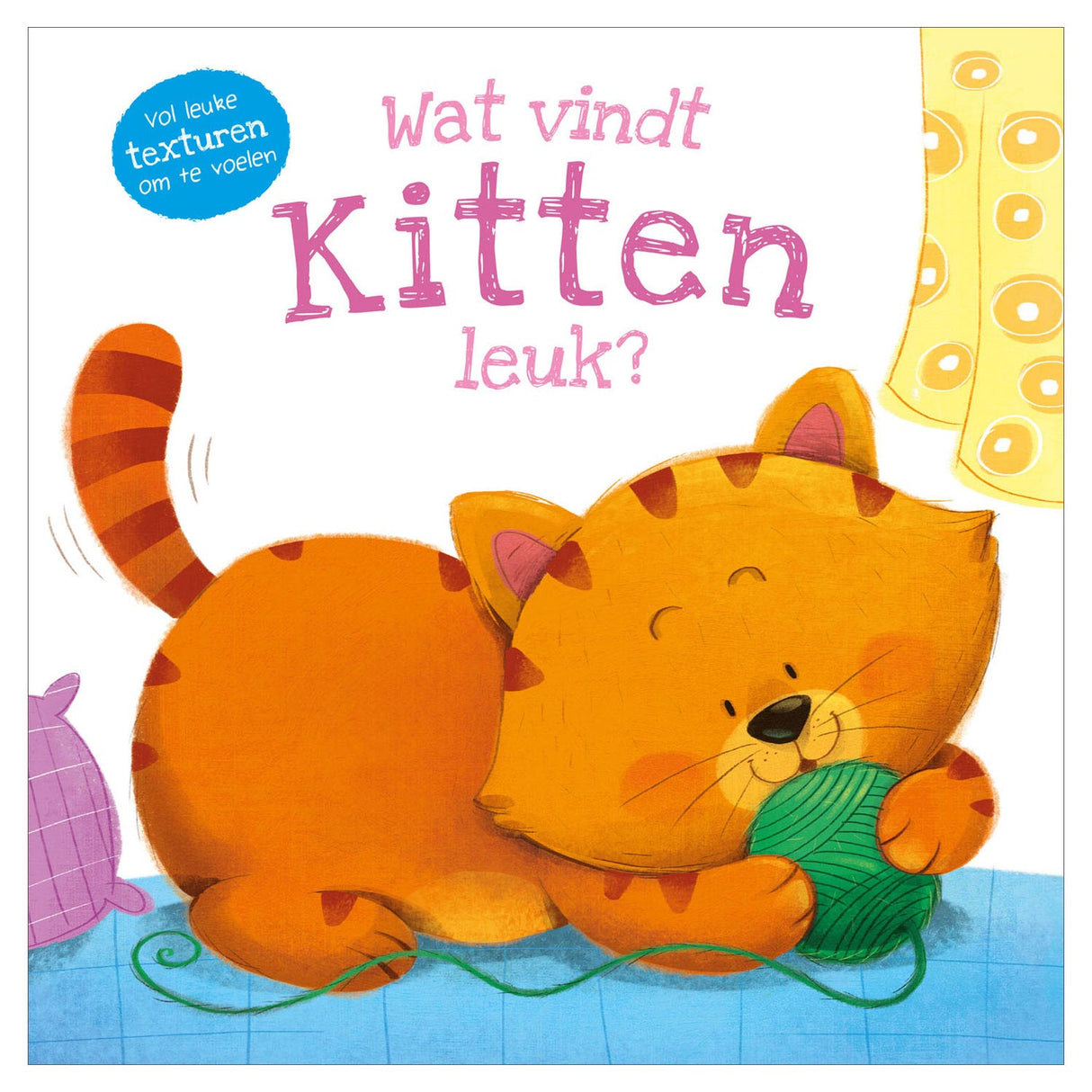 Livre tactile des éditeurs Rebo - qu'est-ce que le chaton aime ?