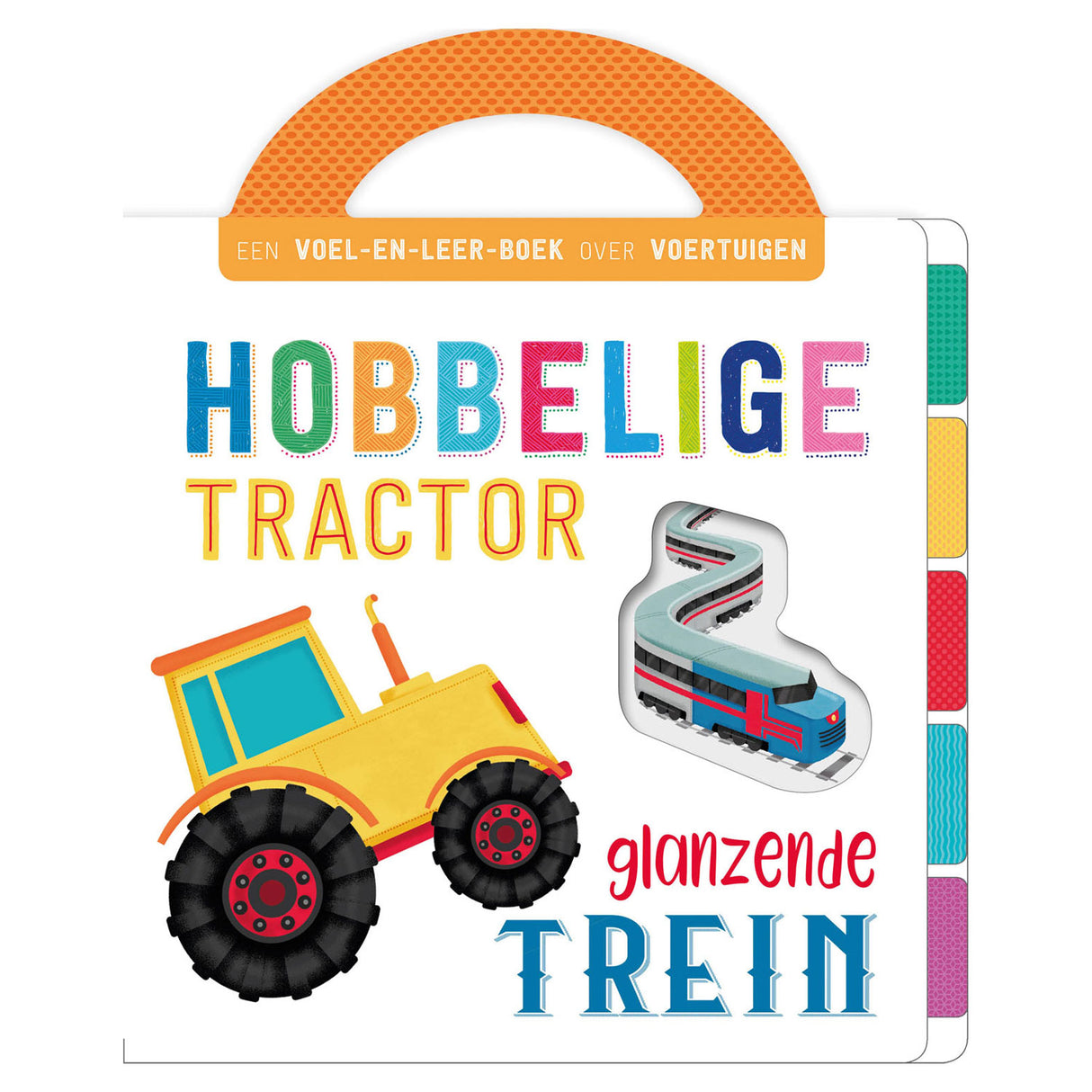 Les éditeurs Rebo ressentent les véhicules du livre - tracteur cahoteux, train brillant