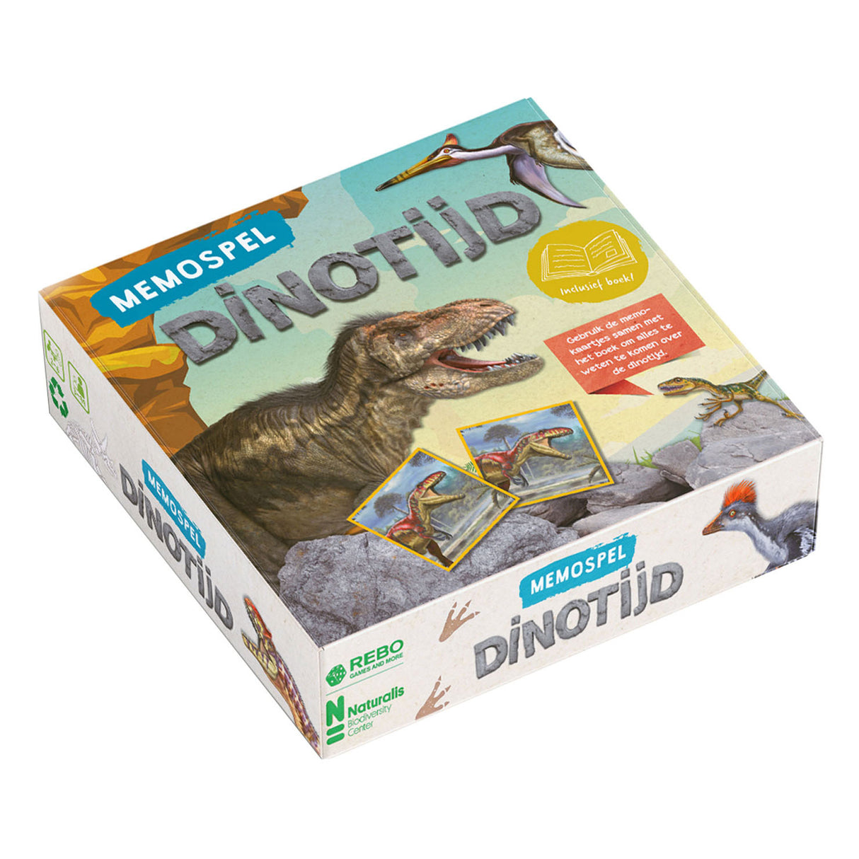 Jeu de mémo des éditeurs Rebo Dino Time