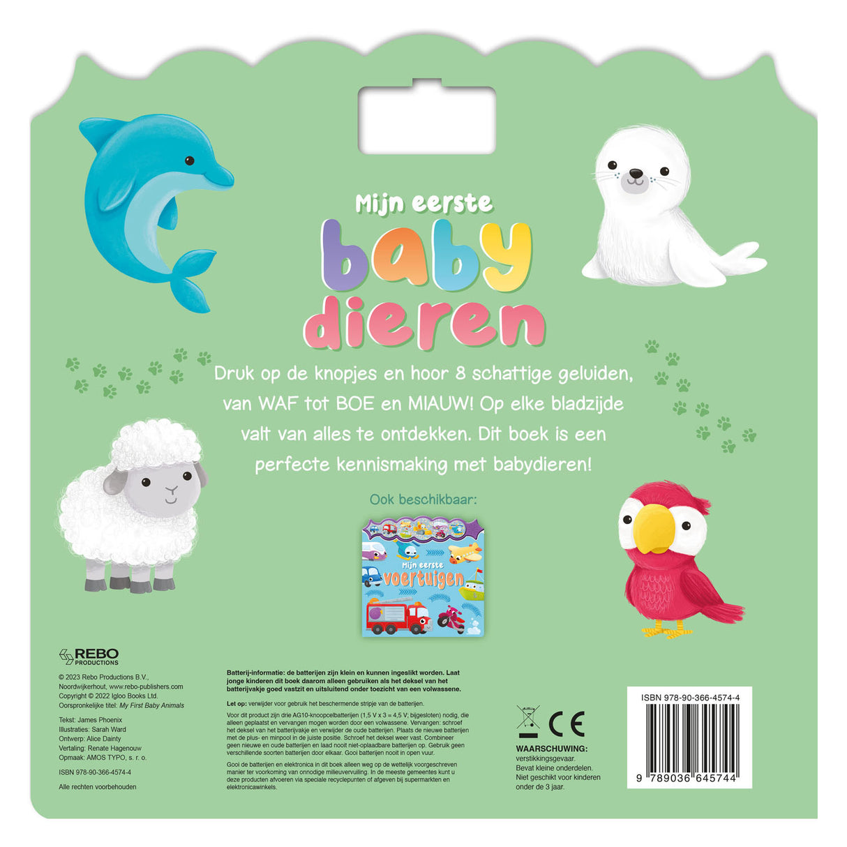 Rebo Publishers Livre sonore Mes premiers bébés animaux