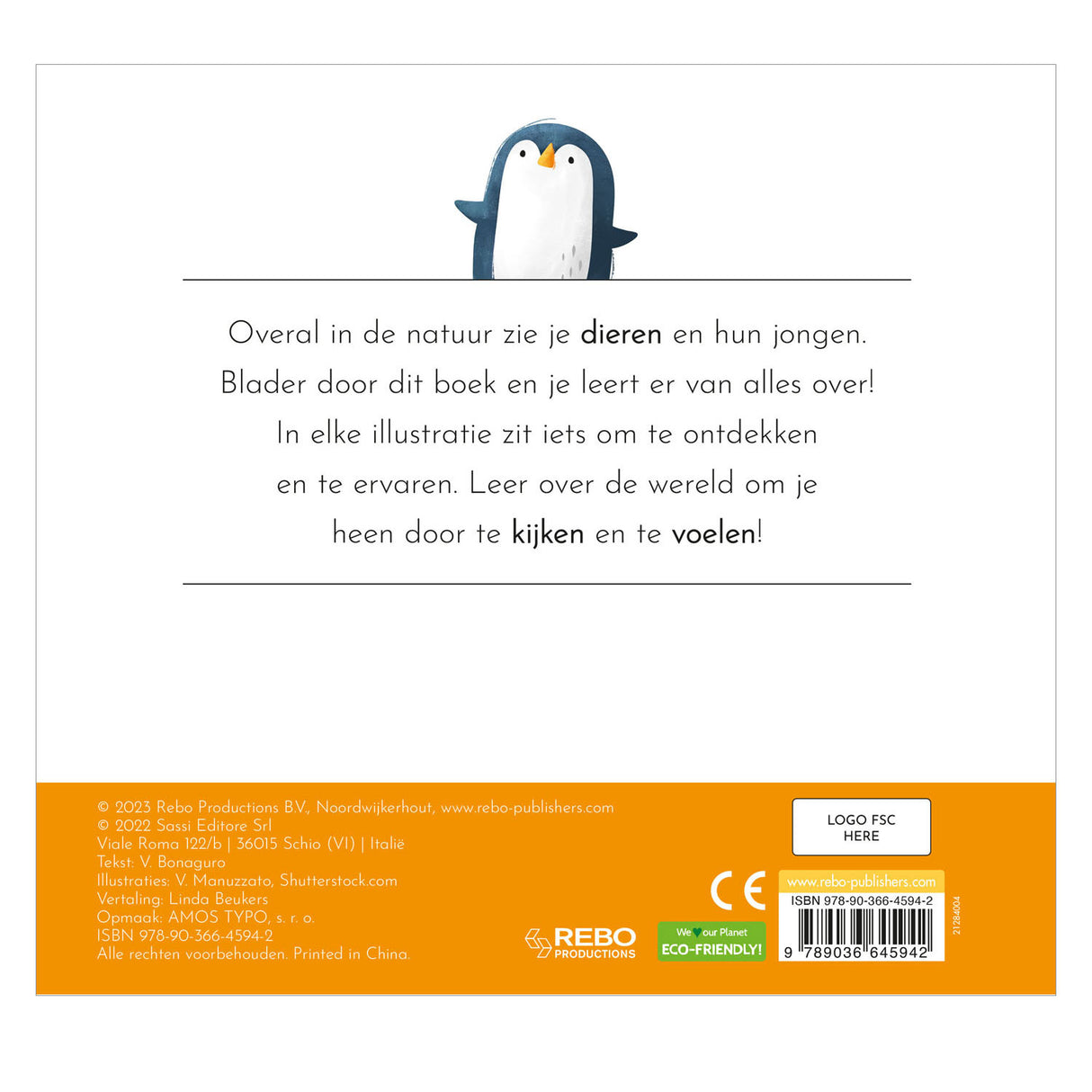 Rebo éditeurs animaux - mon premier livre tactile 0+