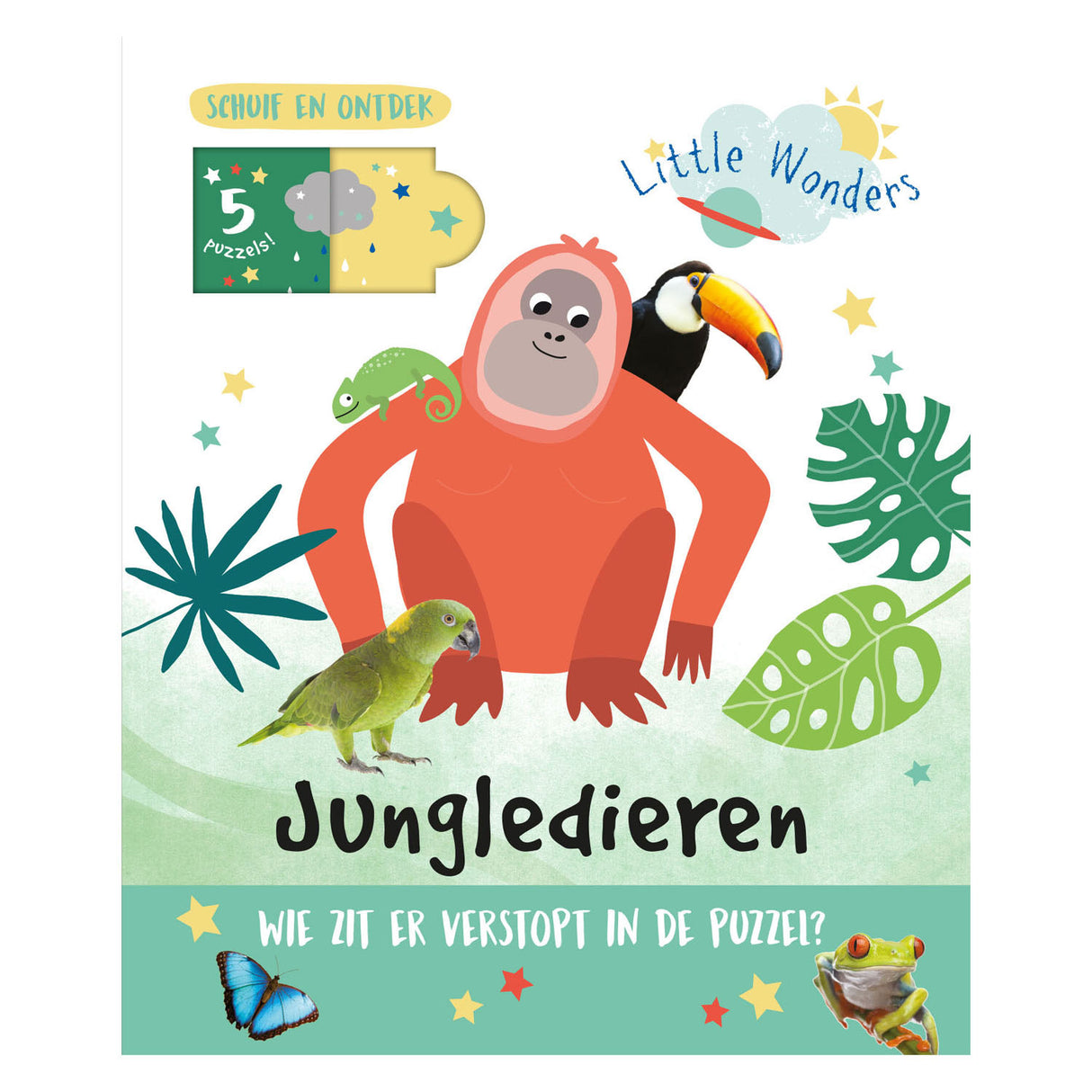 Rebo éditeurs les animaux de la jungle glissent et découvrent