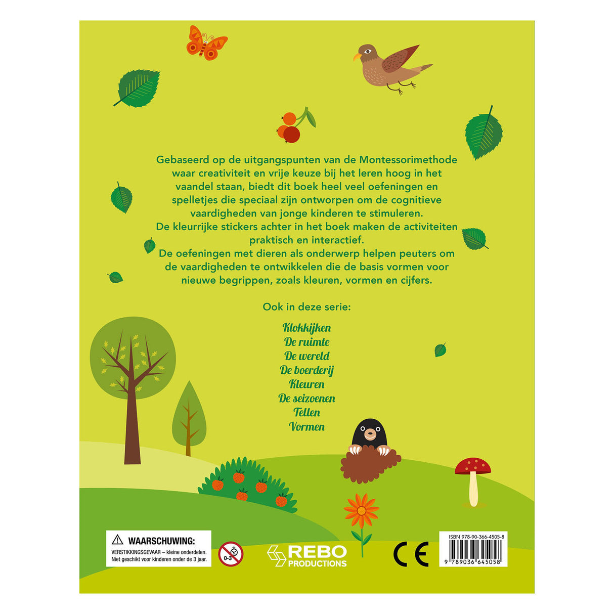 Rebo éditeurs animaux de la forêt - ma plus belle boîte d'entraînement
