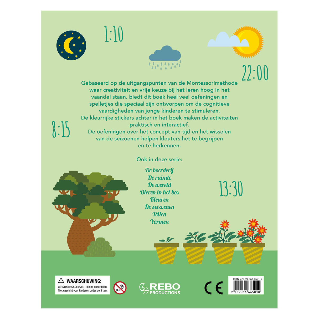 Rebo éditeurs dire l'heure - cahier d'exercices