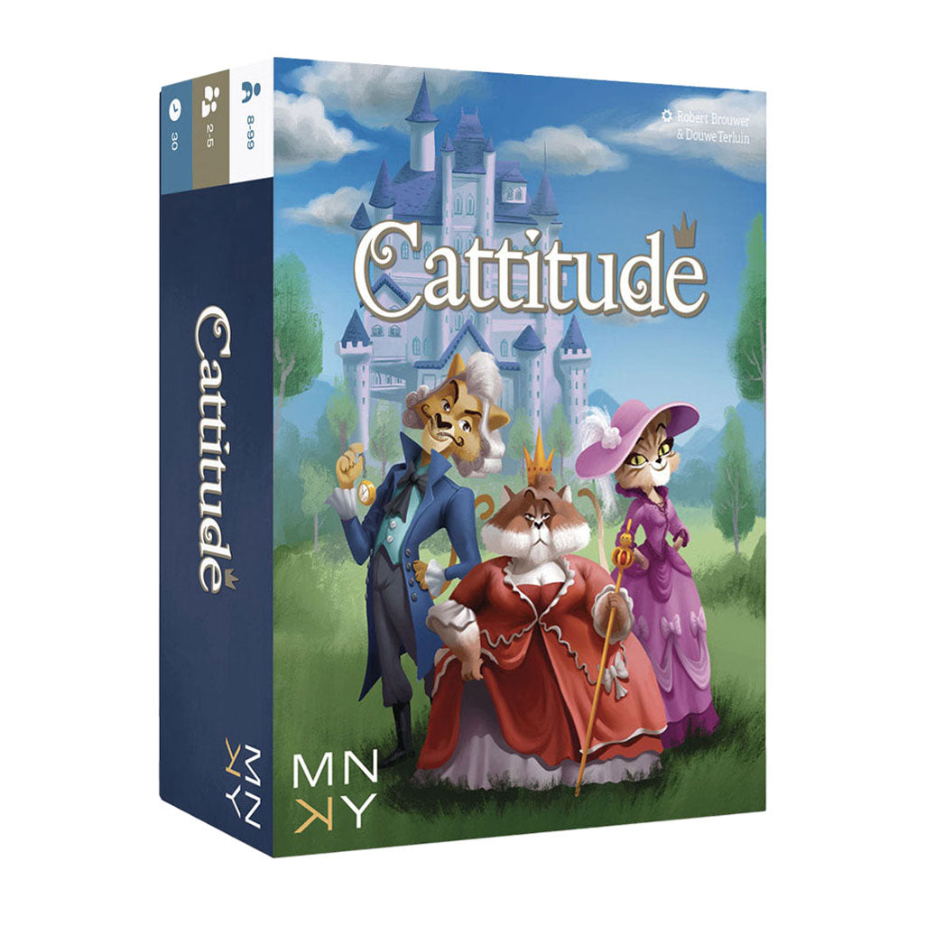 Rebo éditeurs mnky - jeu de cartes cattitude