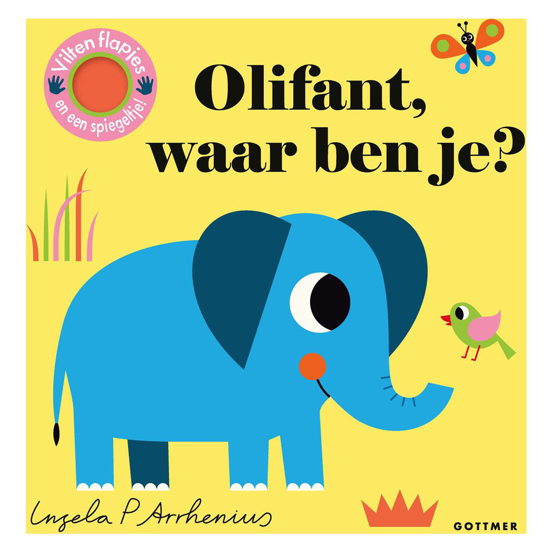 Éléphant du groupe d’édition Gottmer, où es-tu ? livre à rabat. 2+