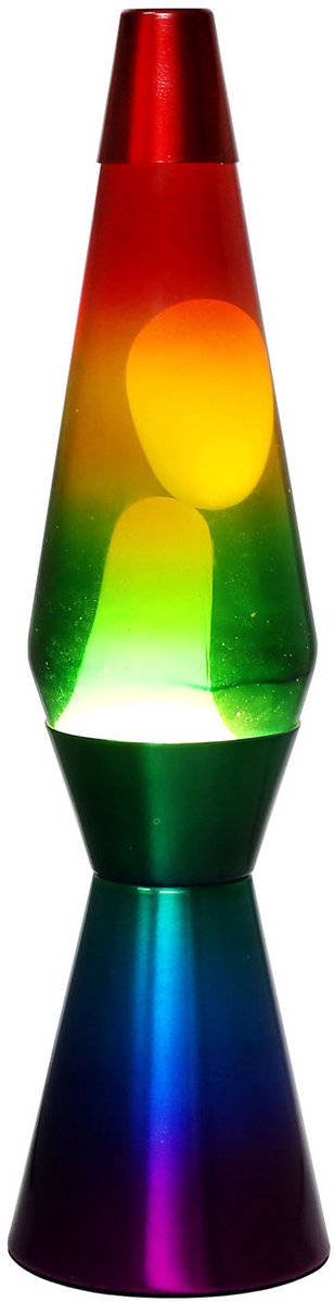 Lampe à lave Itotal arc-en-ciel