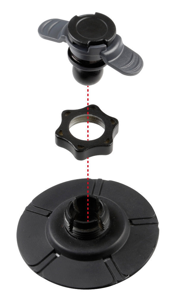 Fixation adhésive de lampa opti-carot
