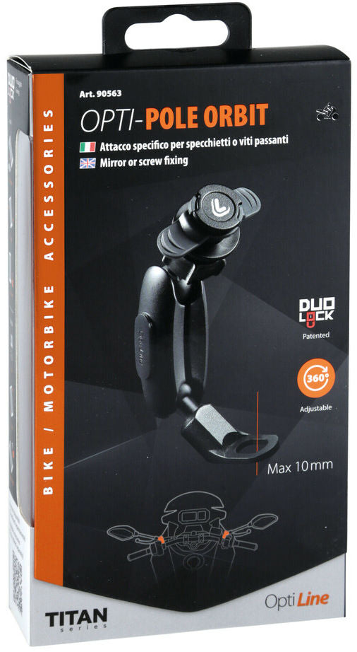Porte-orbite de lampa opti-pole pour le miroir ou la confirmation de vis