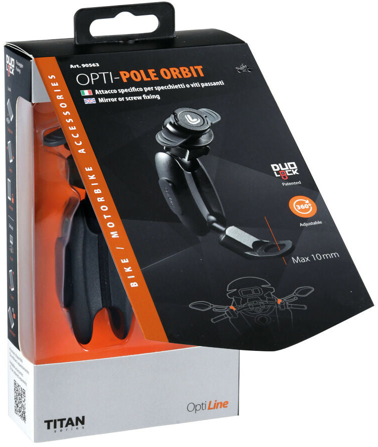 Porte-orbite de lampa opti-pole pour le miroir ou la confirmation de vis
