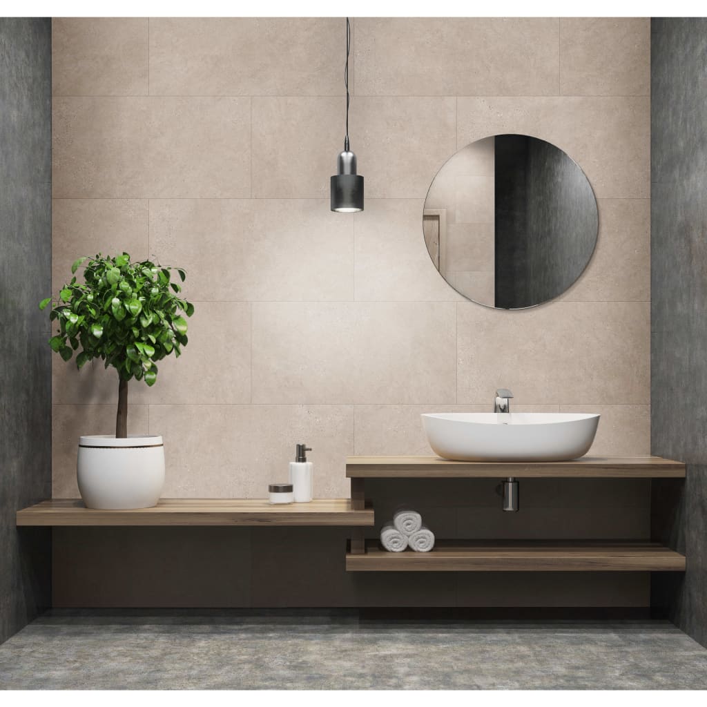 Grosfillex 5 st tuiles murales Gx Mur + ardoise 45x90 cm CRAME