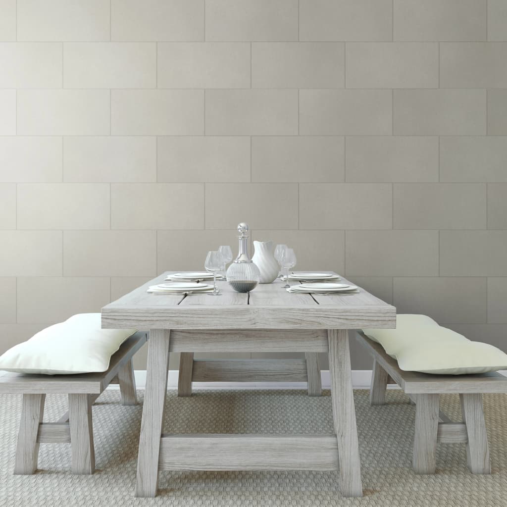 Grosfillex 11 stal carreaux de mur gx mur + pierre sage 30x60 cm gris clair