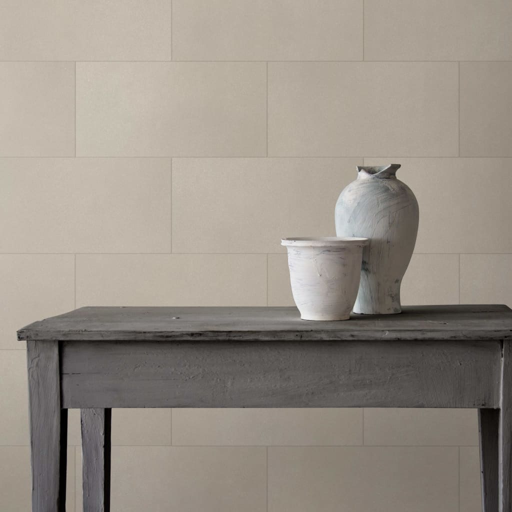 Grosfillex 11 pcs carrelage mural gx wall+ wise stone 30x60 cm beige clair