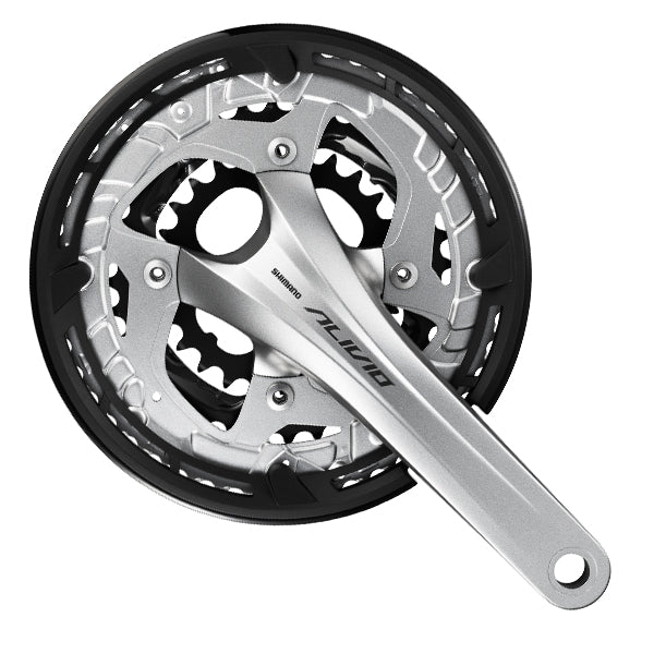 Shimano - Crankset 9 vitesses Alivio FC -T4060 avec bras de manivelle de 175 mm 48 x 36 x 26t - argent