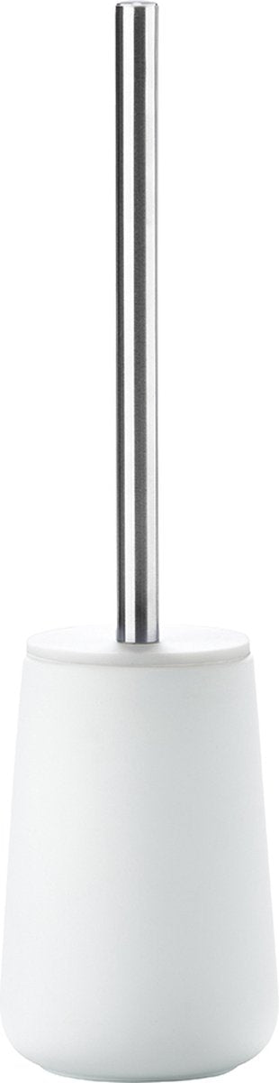 Zone denmark nova brosse de toilette avec support - brosse de toilette sur pied - accessoires de salle de bain - porcelaine - 37 x 10,3 cm - blanc
