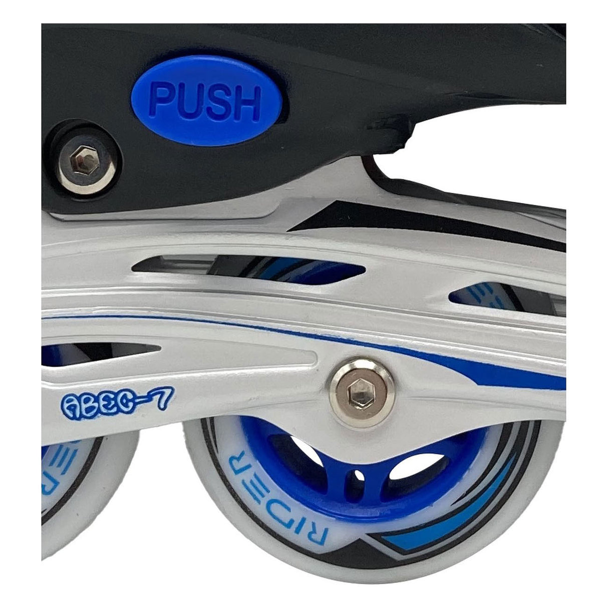 Rollers en ligne Street Rider bleu noir, taille 37-40