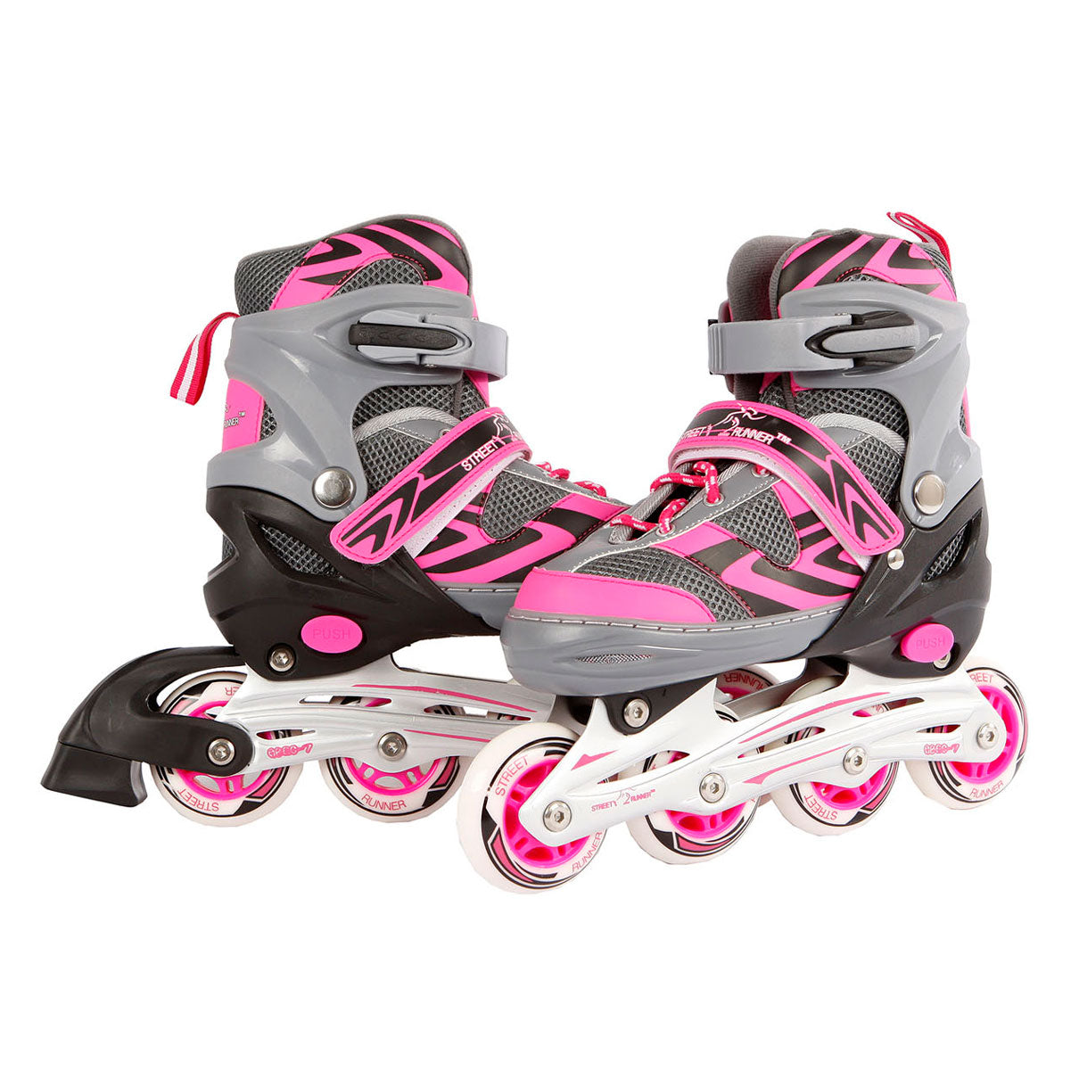 Patins à roues alignées Street Rider rose gris, taille 37-40