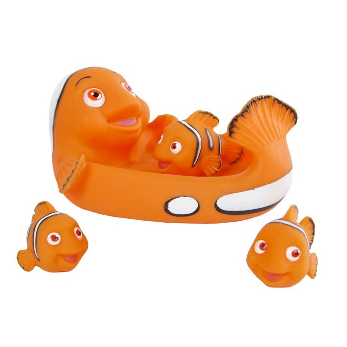 Figurines de bain miniclub poisson clown, 4 pièces.