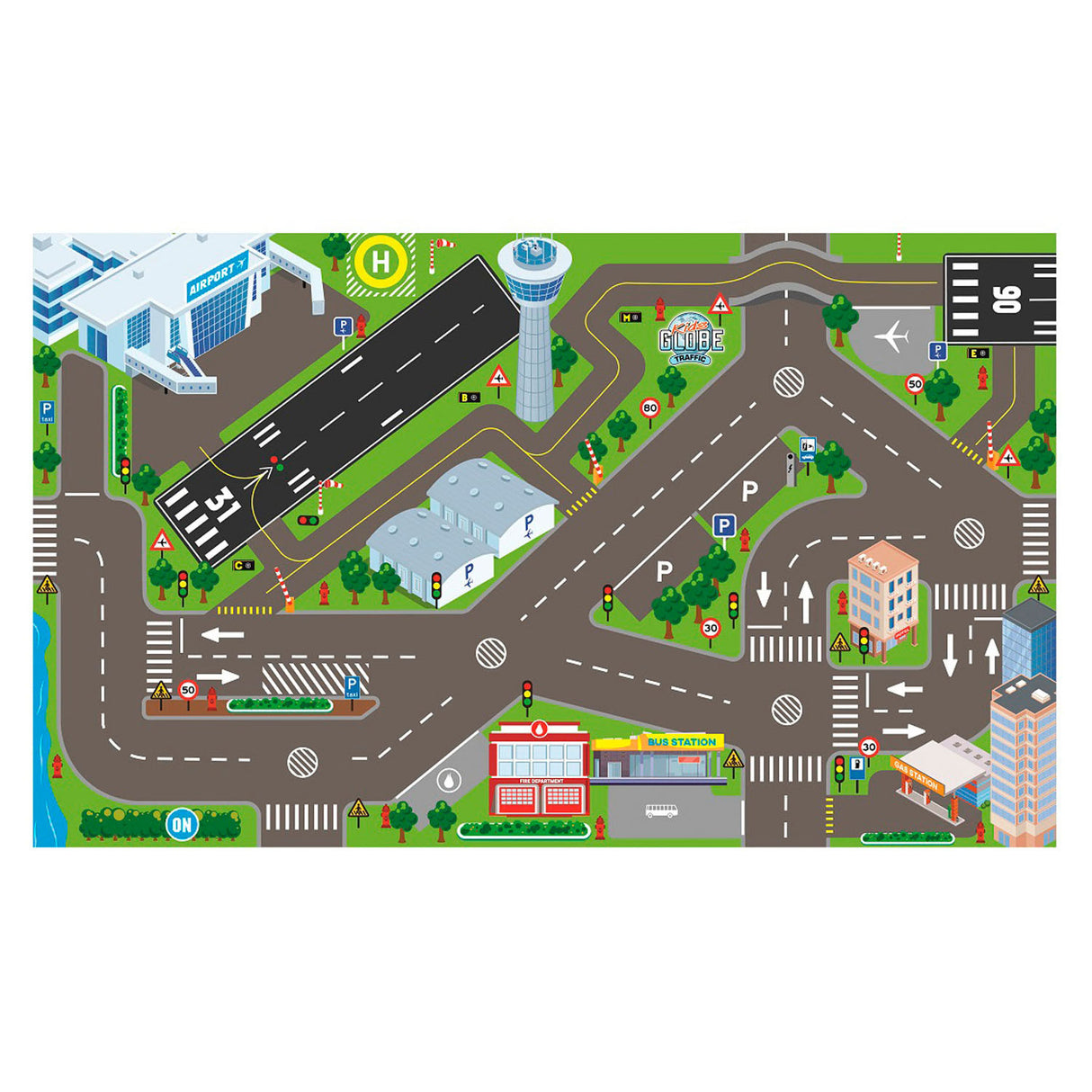 Globe Traffic Dress Airport and LED Lights