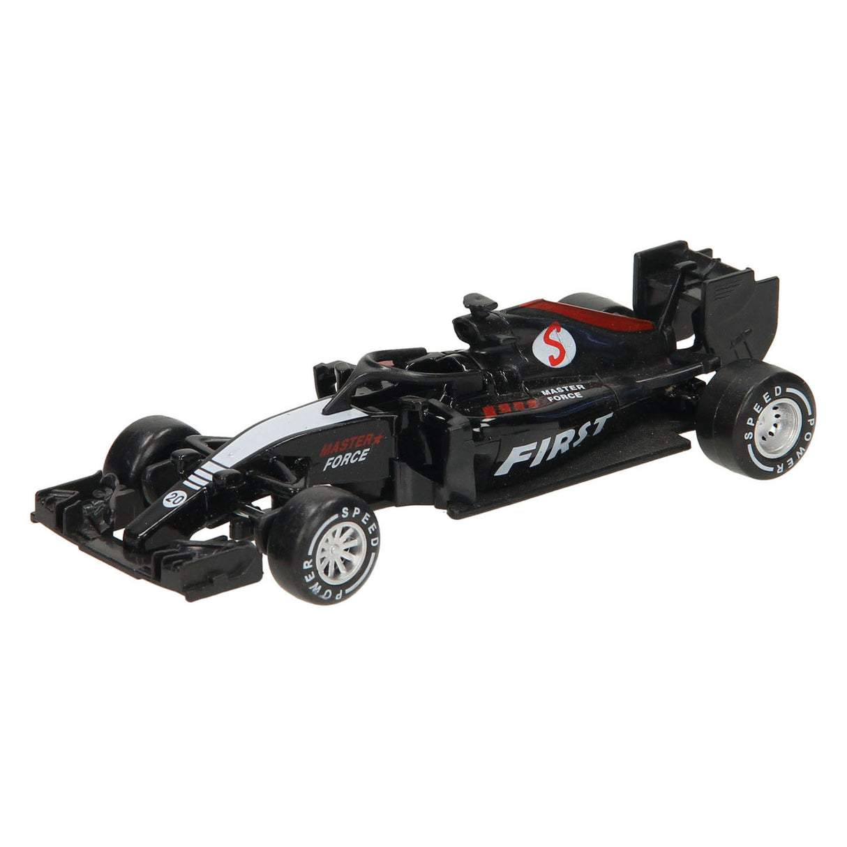 Voiture de course de formule 2 jeux moulée sous pression 13 cm