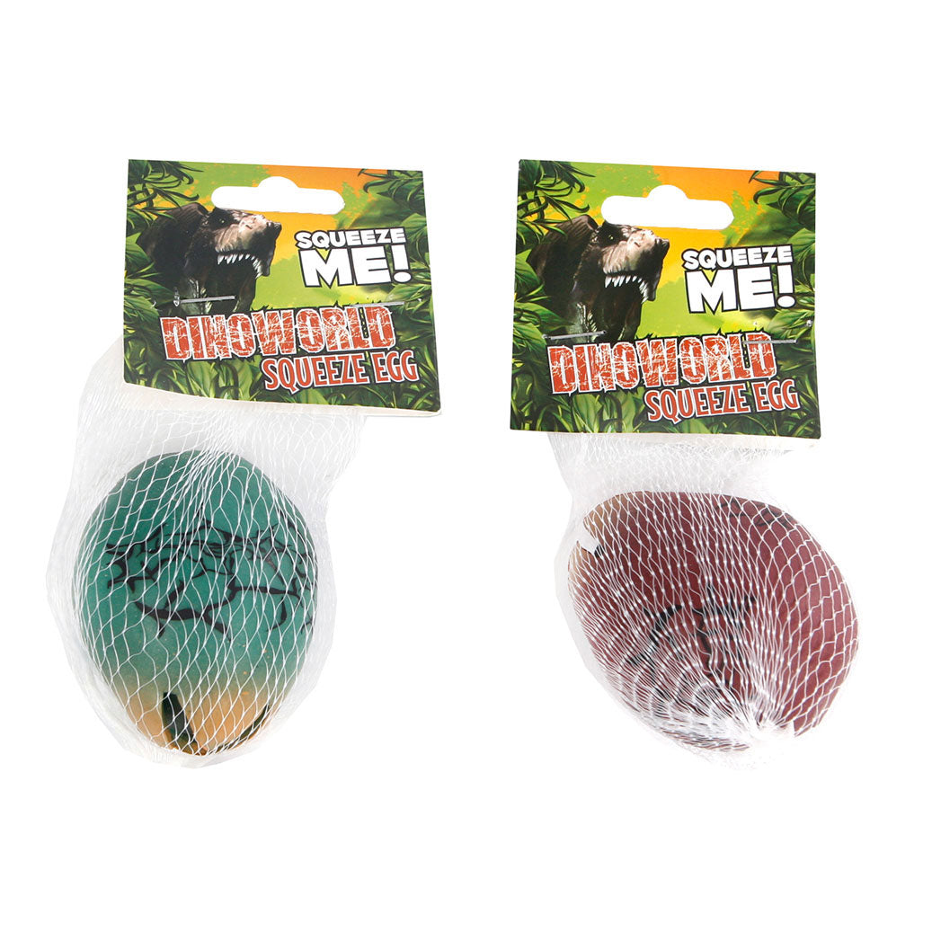 Oeuf anti-stress Dinoworld avec figurine de dinosaure