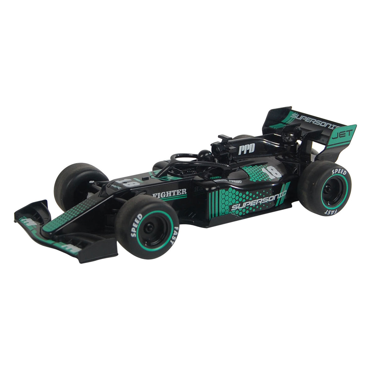 Roadstar C Formule Stereable Race Car avec de la fumée et de la lumière 2,4 GHz, 22 cm