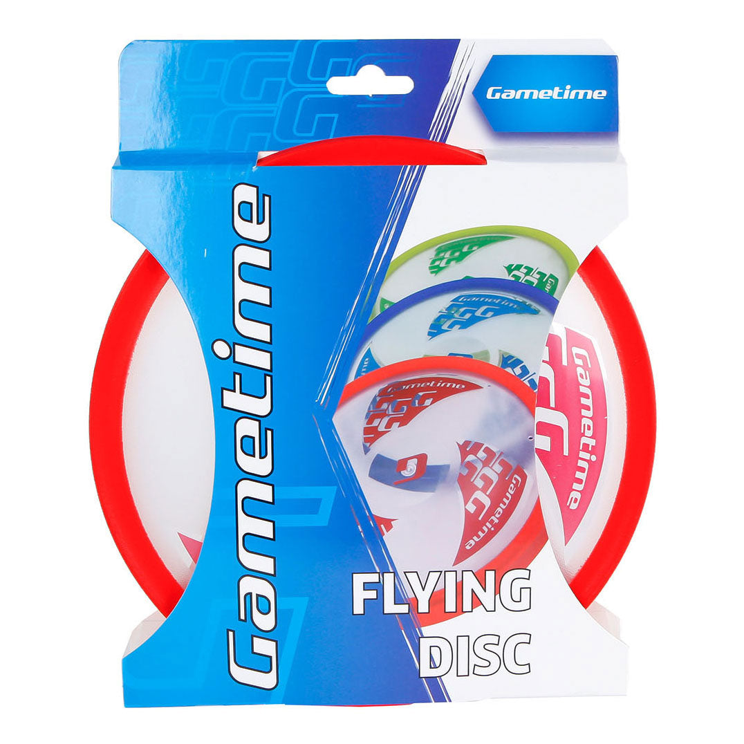 Frisbee transparent Gametime - 22 cm - 1 exemplaire - frisbee ultime - ring - jeu - été - extérieur