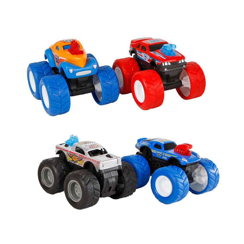 Big Wheel Monstertrucks, 8 cm, ensemble de deux
