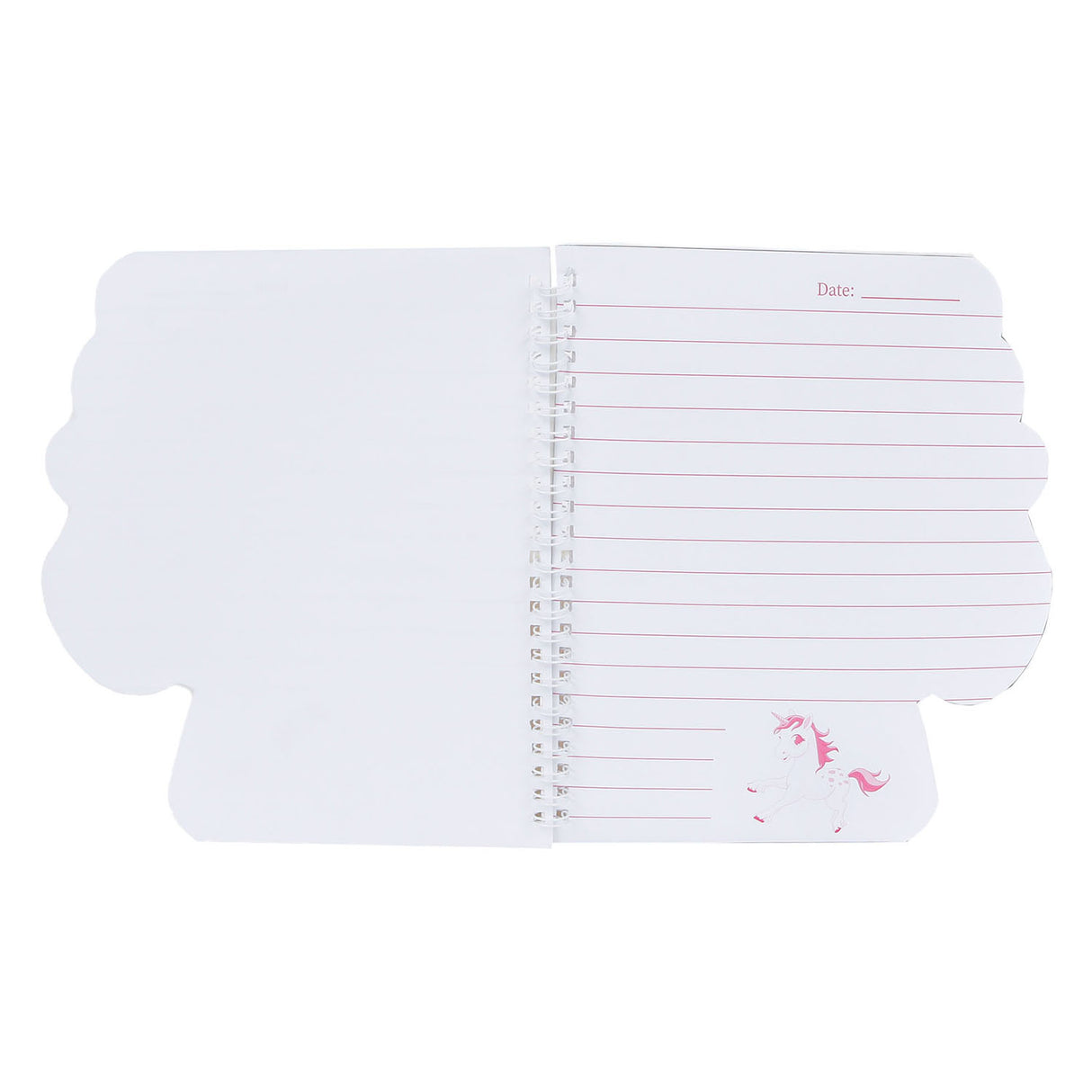Cahier de paillettes de licorne