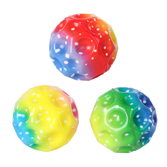 Balle rebondissante super arc-en-ciel Gametime, 7 cm