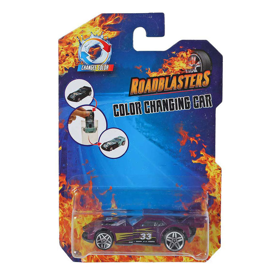 Roadstarblasters changement de couleur de voiture moulé sous pression, 8 cm