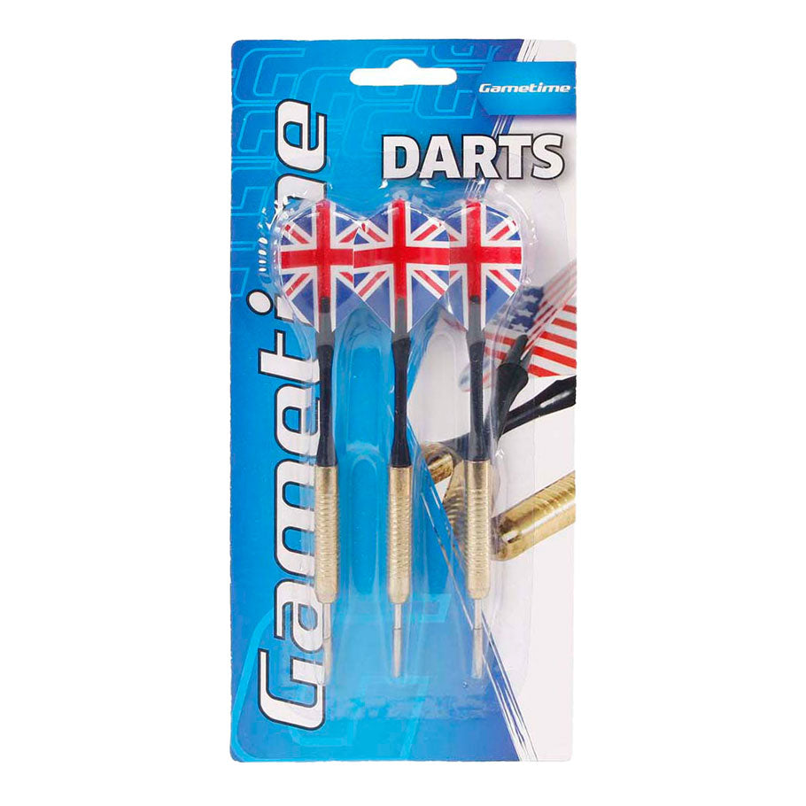 Fléchettes en métal plaqué laiton Gametime 18g, 3 pcs.