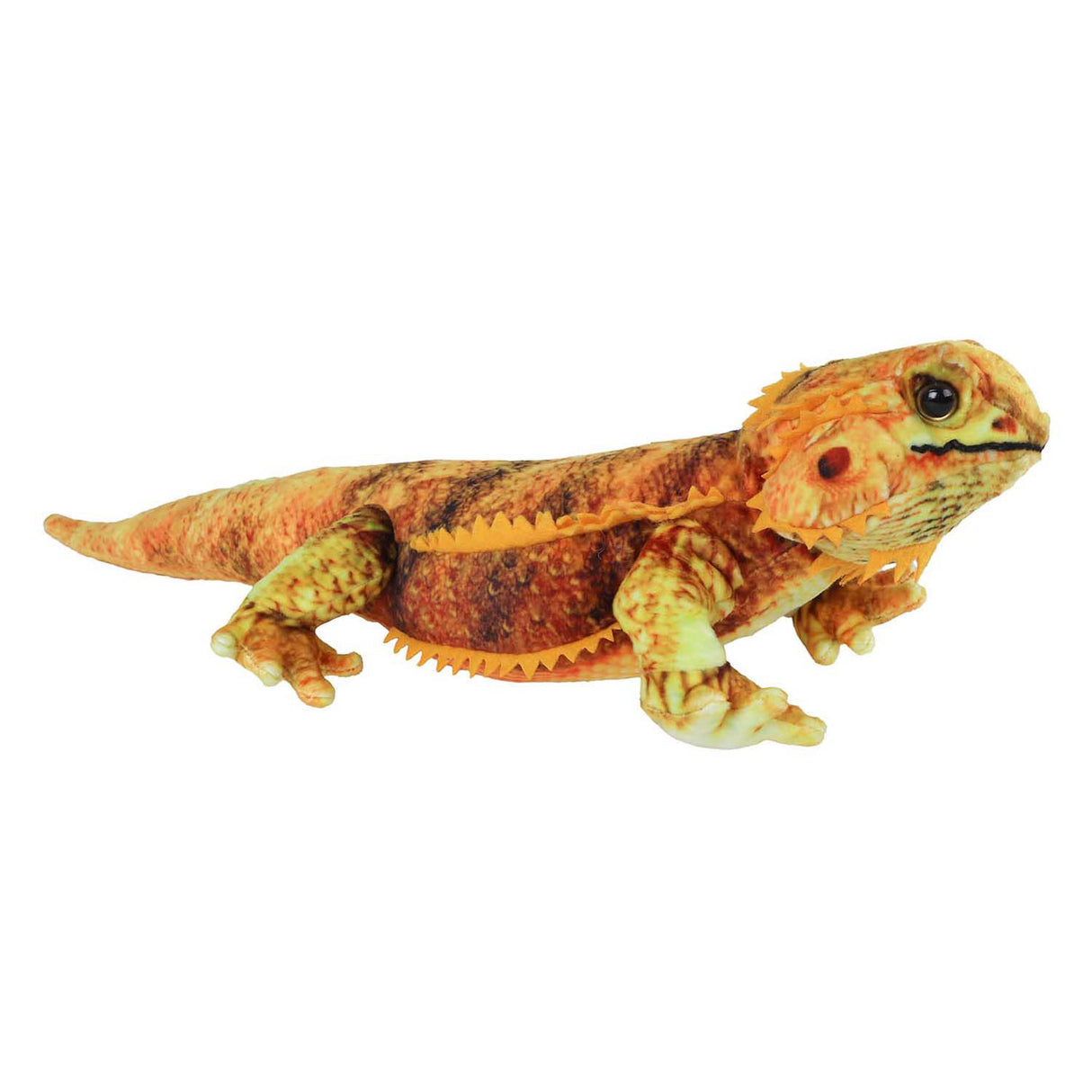 Peluche dragon barbu Jungle expédition, 45 cm
