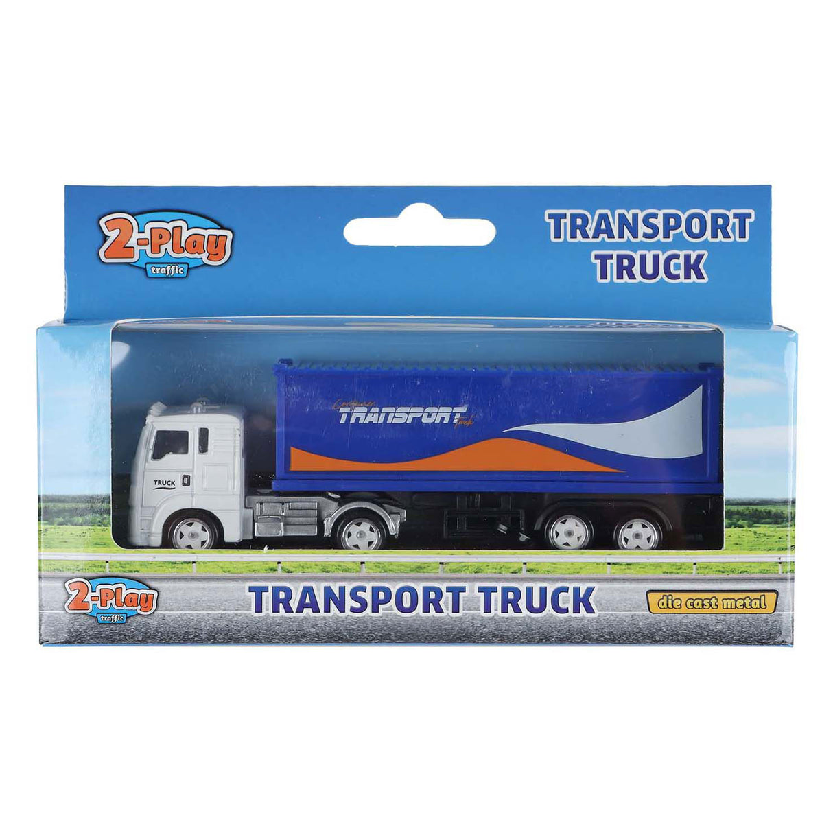 Camion 2 jeux moulé sous pression, 12 cm