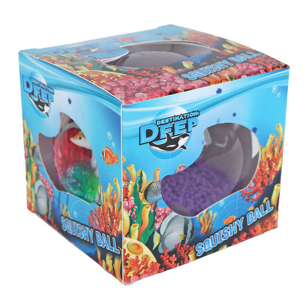 Boule océan profond destination avec animaux marins, 9 cm