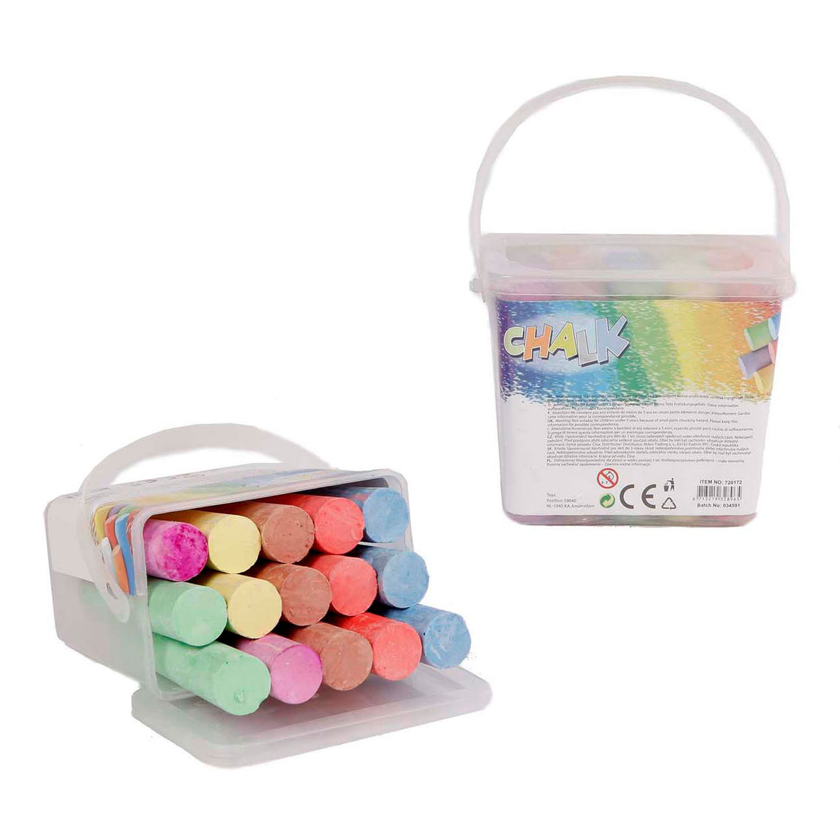 Craie de trottoir Sun Fun 15 bâtons