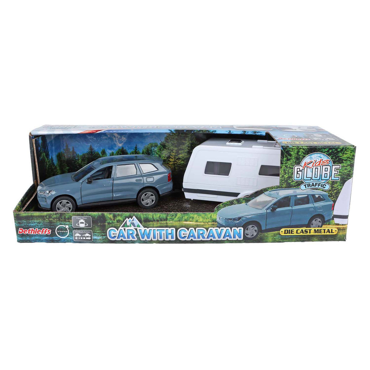 Globe enfant volvo ex90 avec caravane 30cm