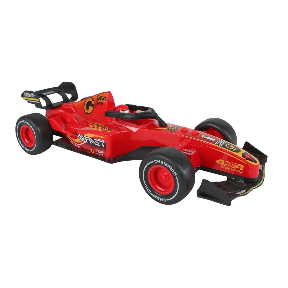 2-play formule raceauto met frictiemotor - licht en geluid - 26 cm