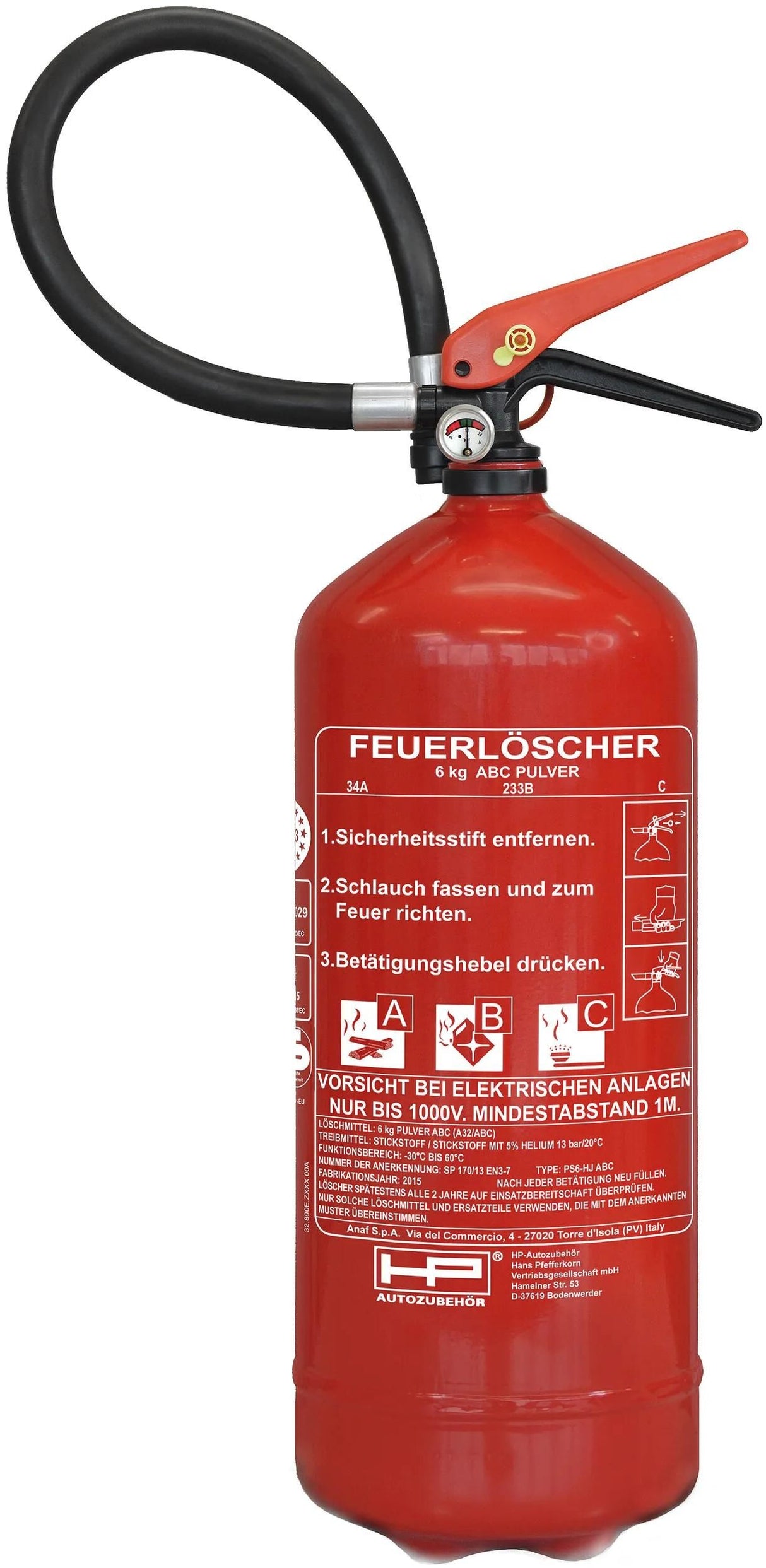 Extincteur Hp extincteur abc-pow 6 kg