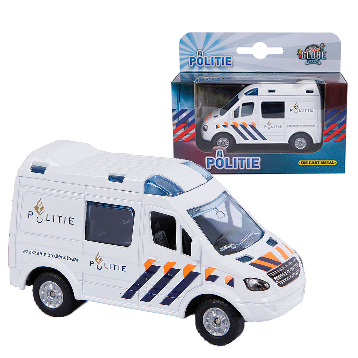 Voiture de police moulée sous pression pour enfants