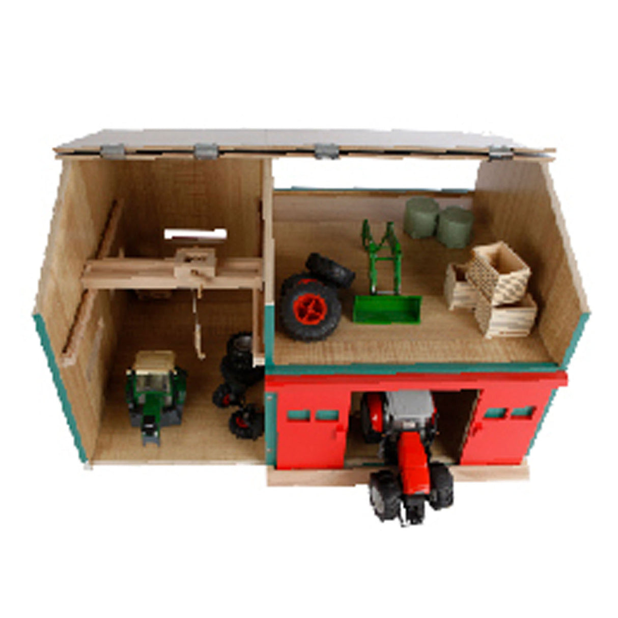 Hangar agricole pour enfants avec débarras 1:32