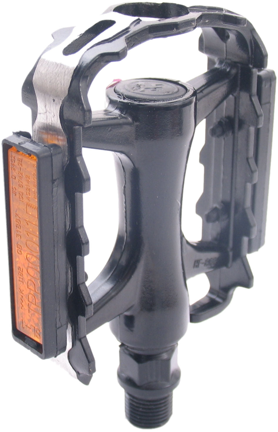 Pédale de bord Set Mtb Profil bas avec du côté polonais Aluminium noir
