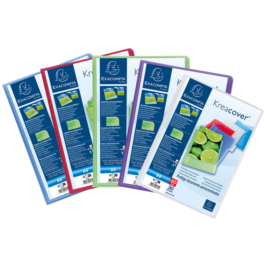 EXACOMPTA EXACOMPTA PORTFOLIO FOLDERS KRACOVER 12 ST A4 30 Sujets PP