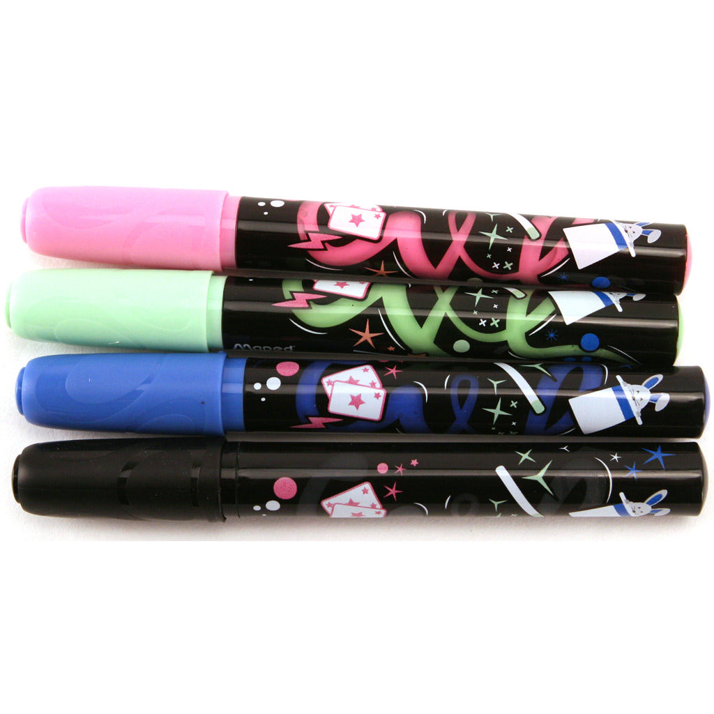 Maped Maped Chalk Pens 4 couleurs avec noir