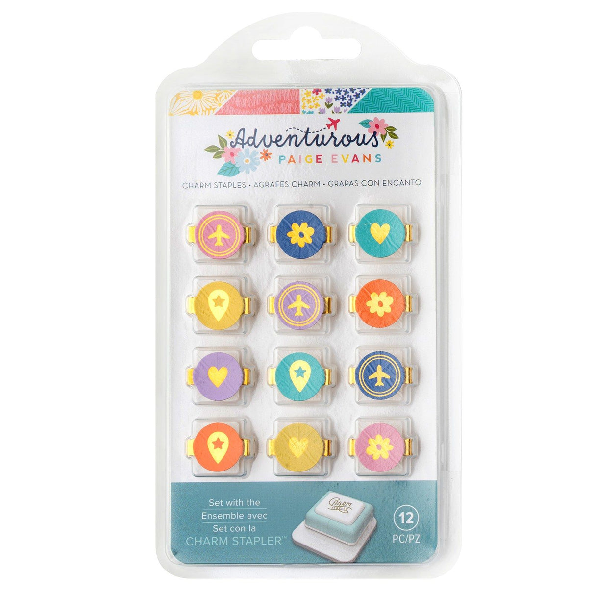 We r makers • agrafes de charme aventureux 12pcs