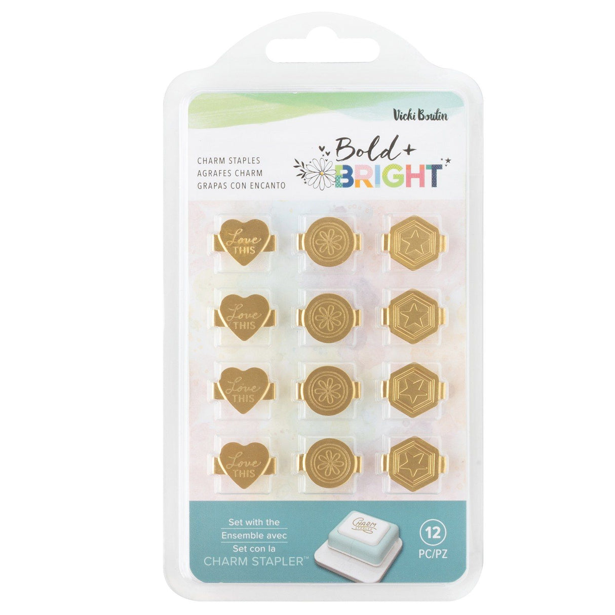 We r makers • agrafes à breloques audacieuses et brillantes, 12 pièces